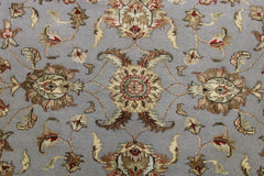 6'0" x 8'11" Silk Flower Hand Knotted Rug