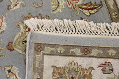 6'0" x 8'11" Silk Flower Hand Knotted Rug