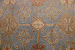 5'11" x 9'0" Blue Oushak Hand Knotted Rug