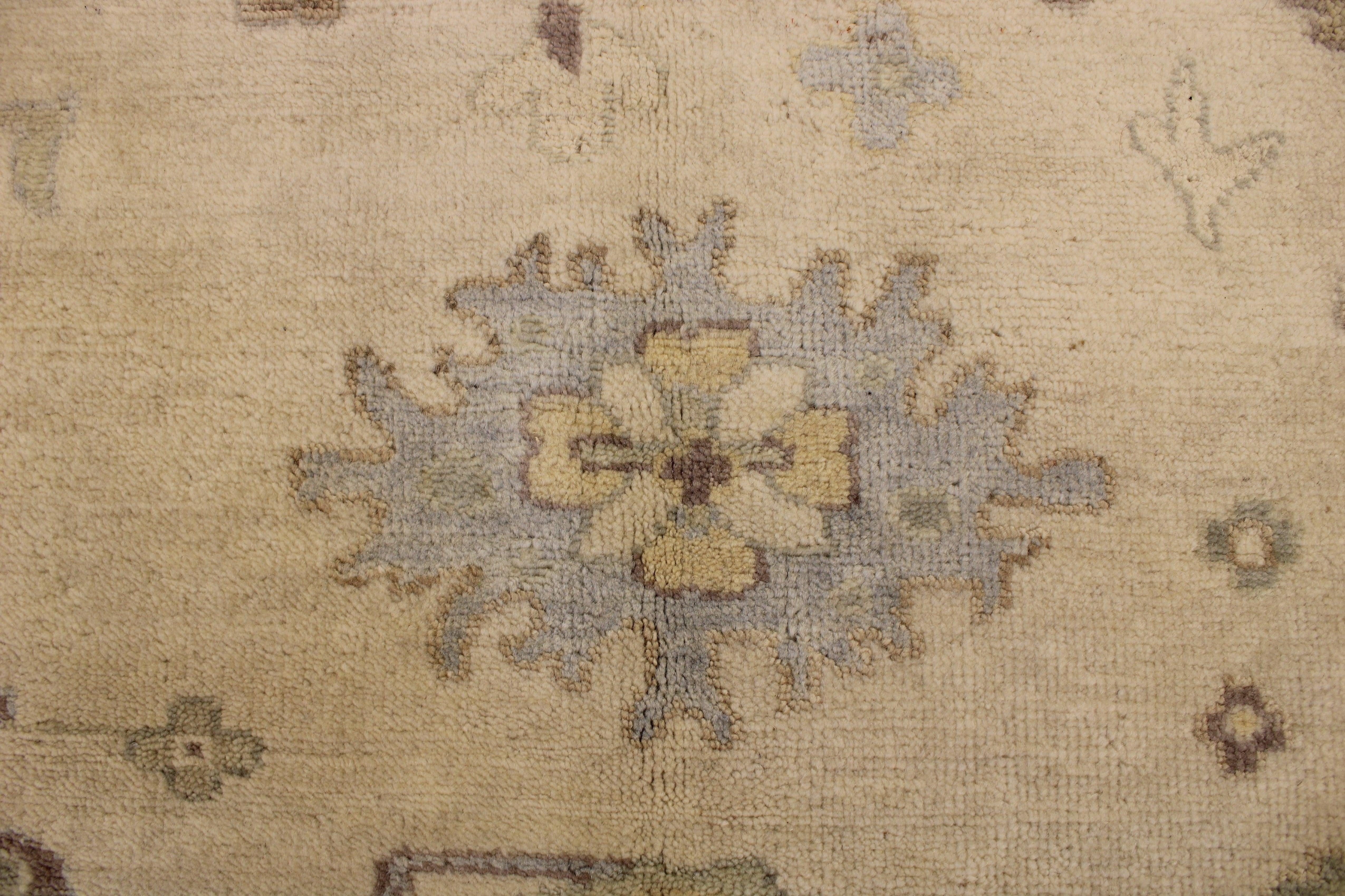 6'2" x 8'10" Oushak Hand Knotted Rug
