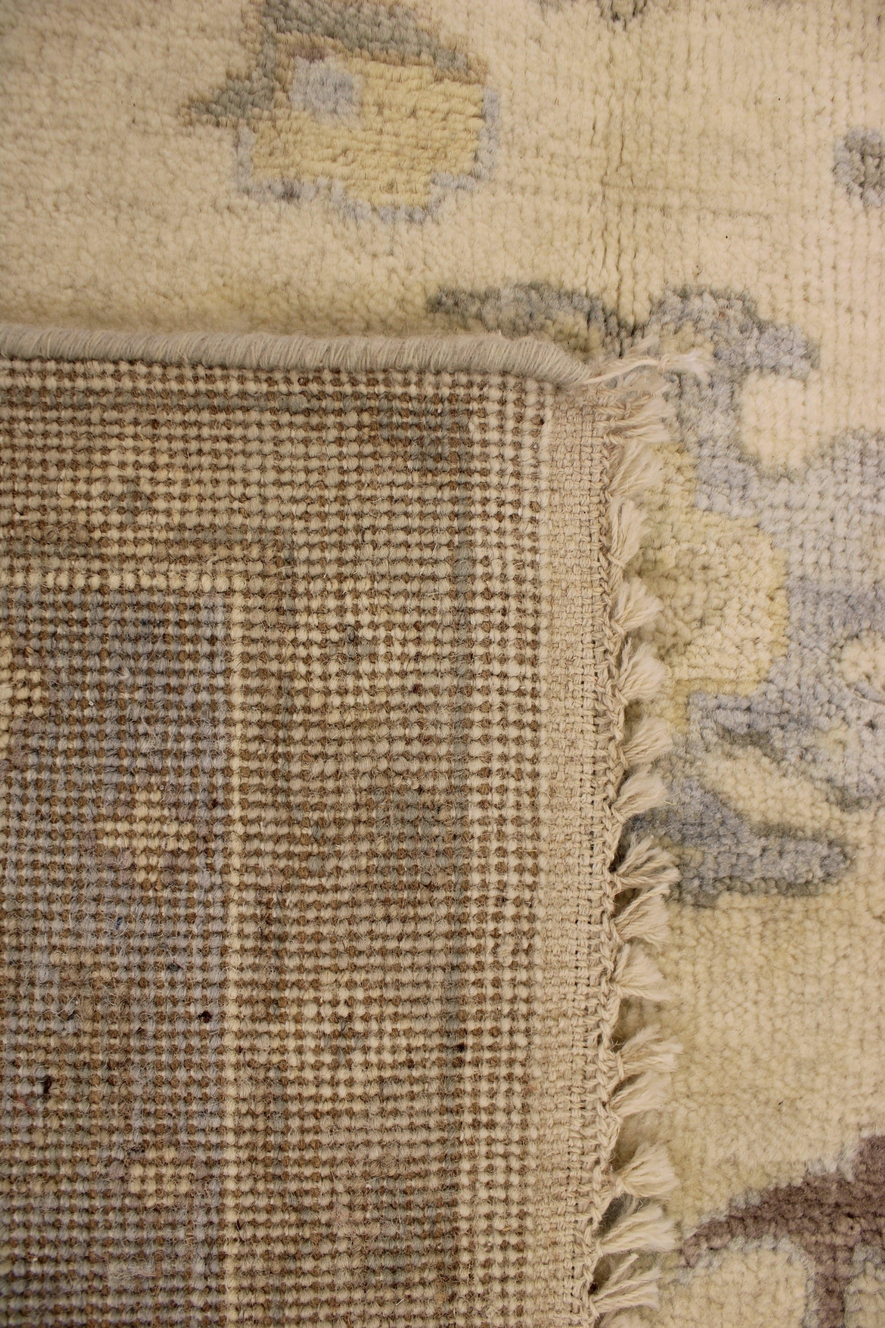 6'2" x 8'10" Oushak Hand Knotted Rug