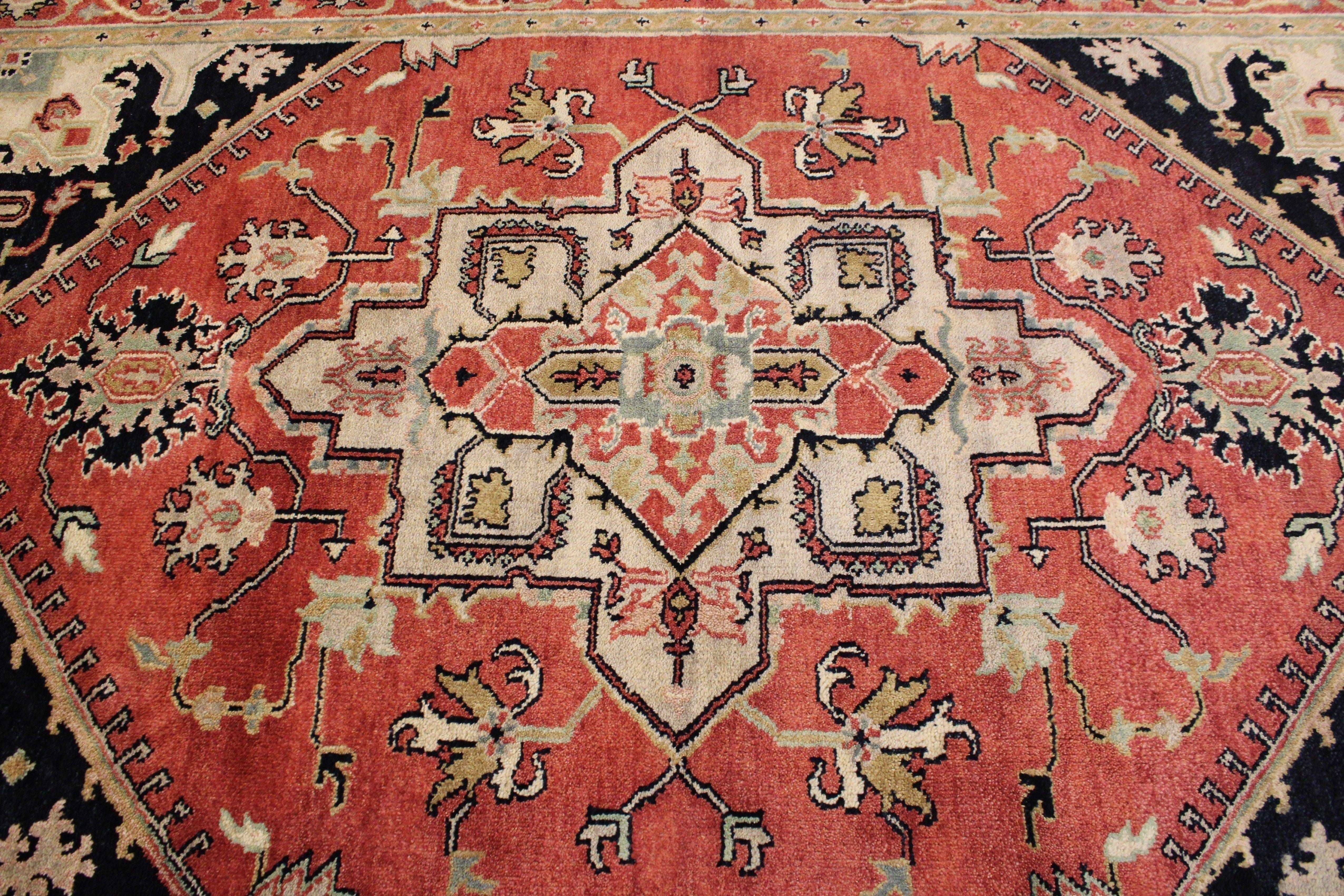 6'2" x 9'0" Serapi Hand Knotted Rug