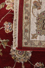 5'9" x 9'1" Silk Flower Hand Knotted Rug