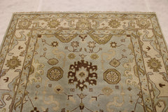 5'11" x 8'11" Oushak Hand Knotted Rug