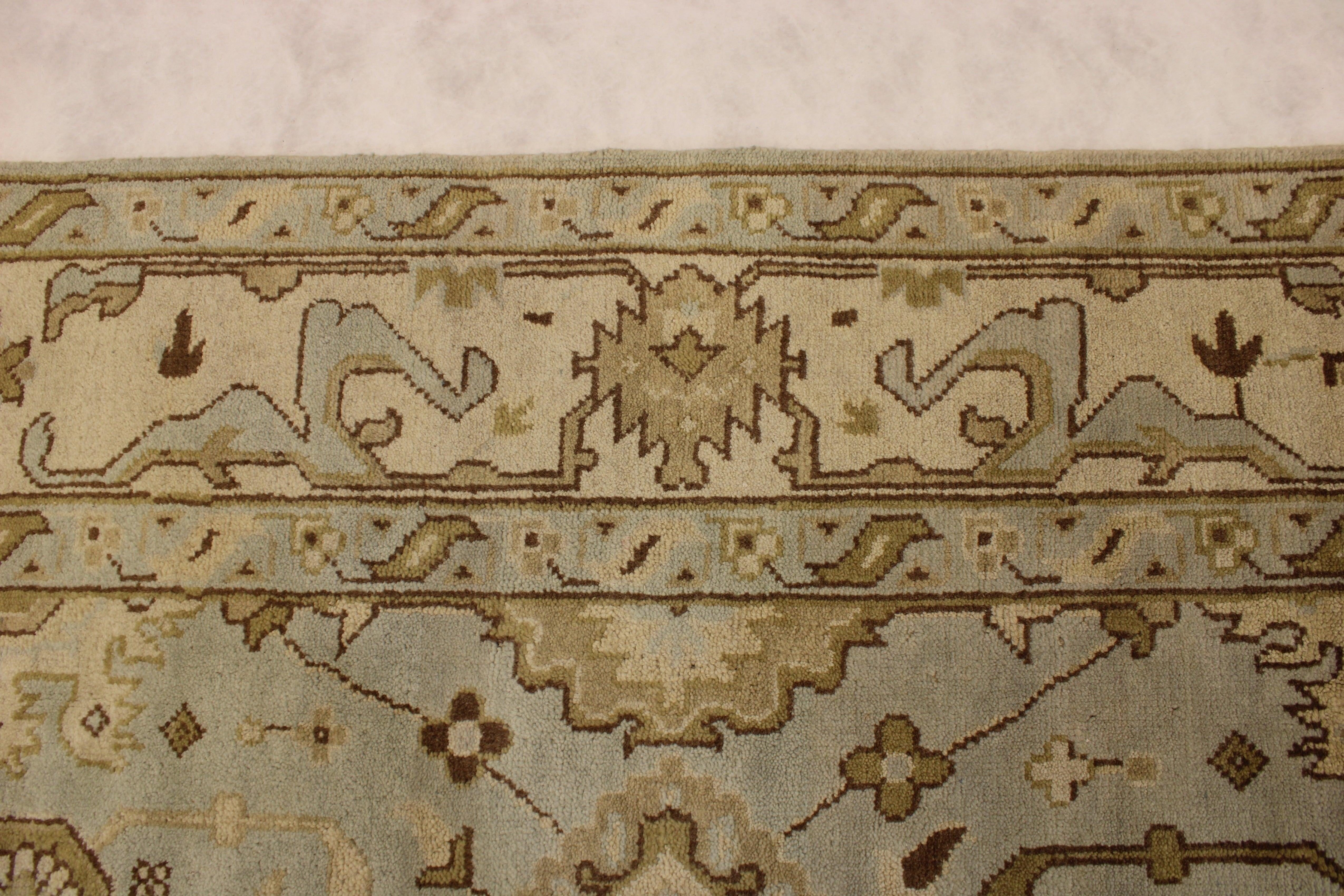 5'11" x 8'11" Oushak Hand Knotted Rug