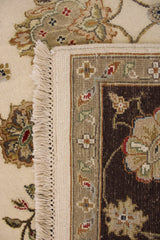 6'2" x 9'2" Silk Flower Hand Knotted Rug