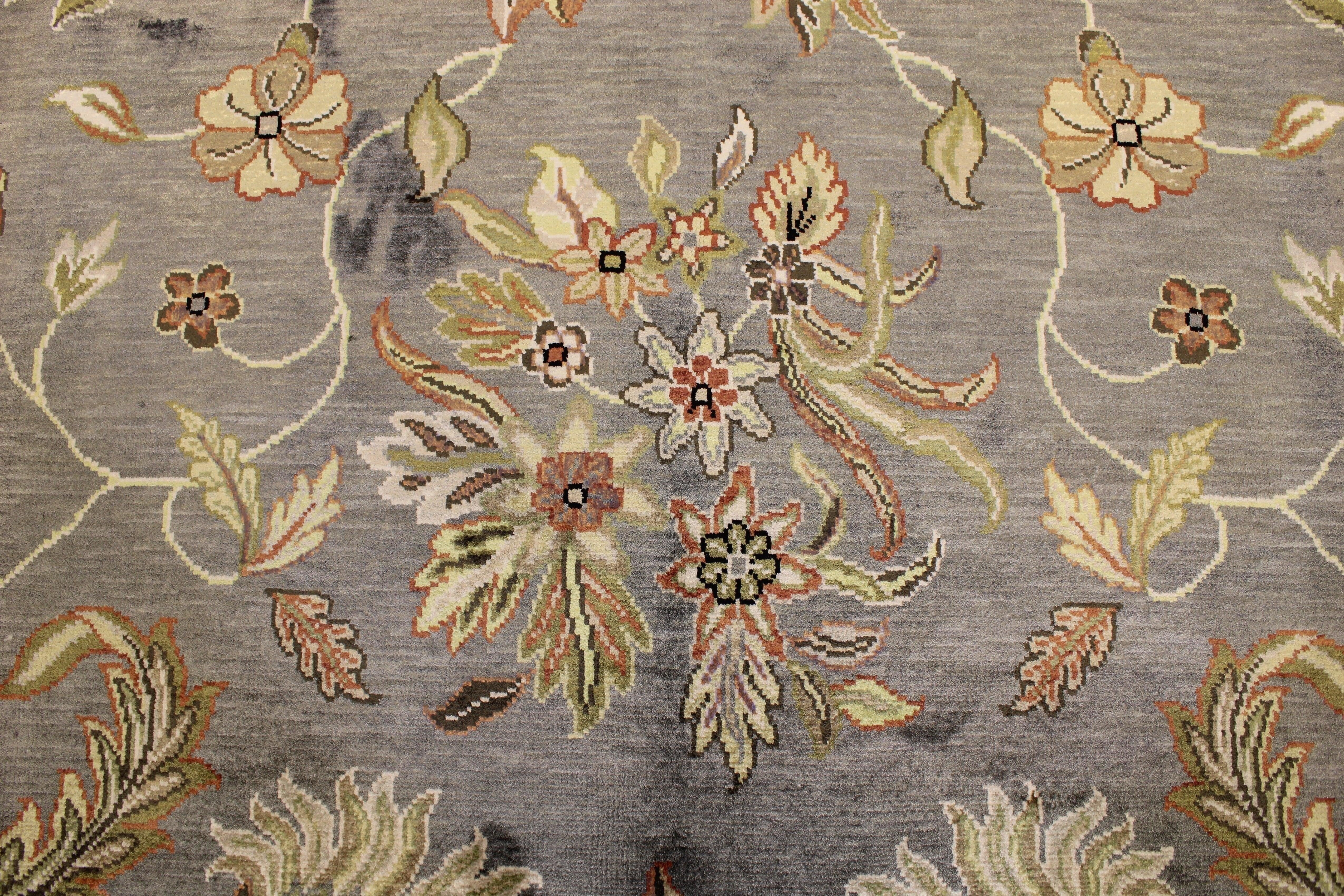 5'9" x 9'1" Jammu Kashmir Handmade Rug