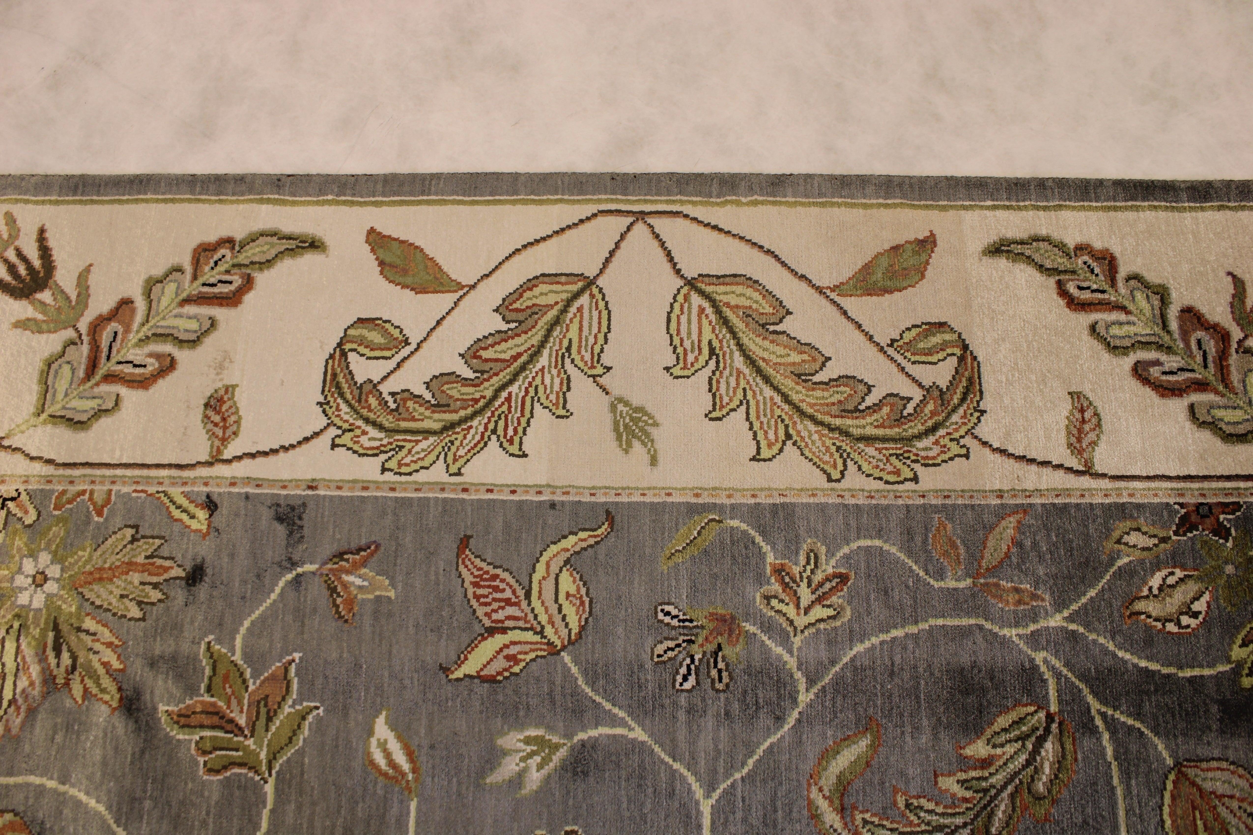 5'9" x 9'1" Jammu Kashmir Handmade Rug