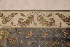 5'9" x 9'1" Jammu Kashmir Handmade Rug