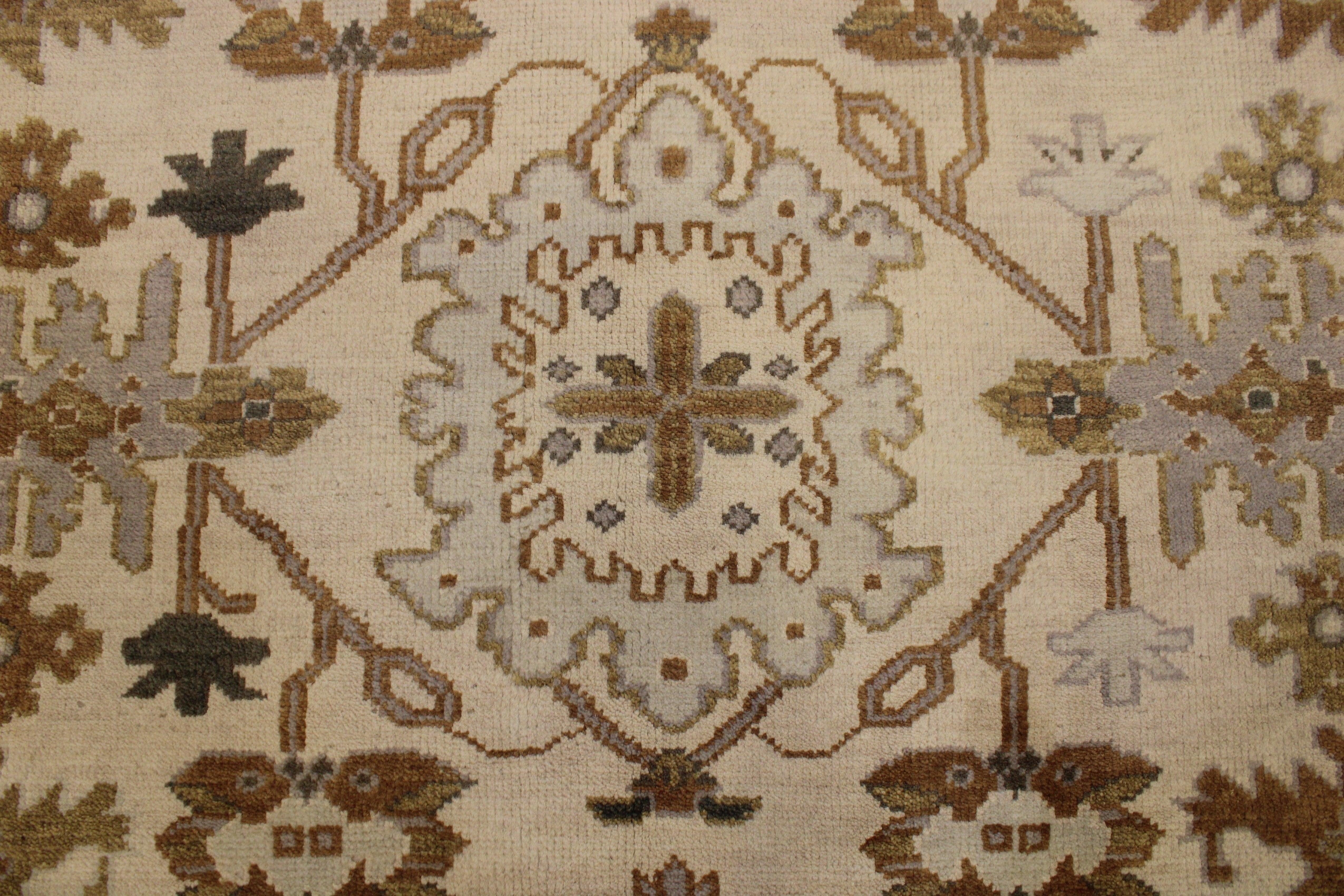 6'1" x 8'11" Oushak Hand Knotted Rug