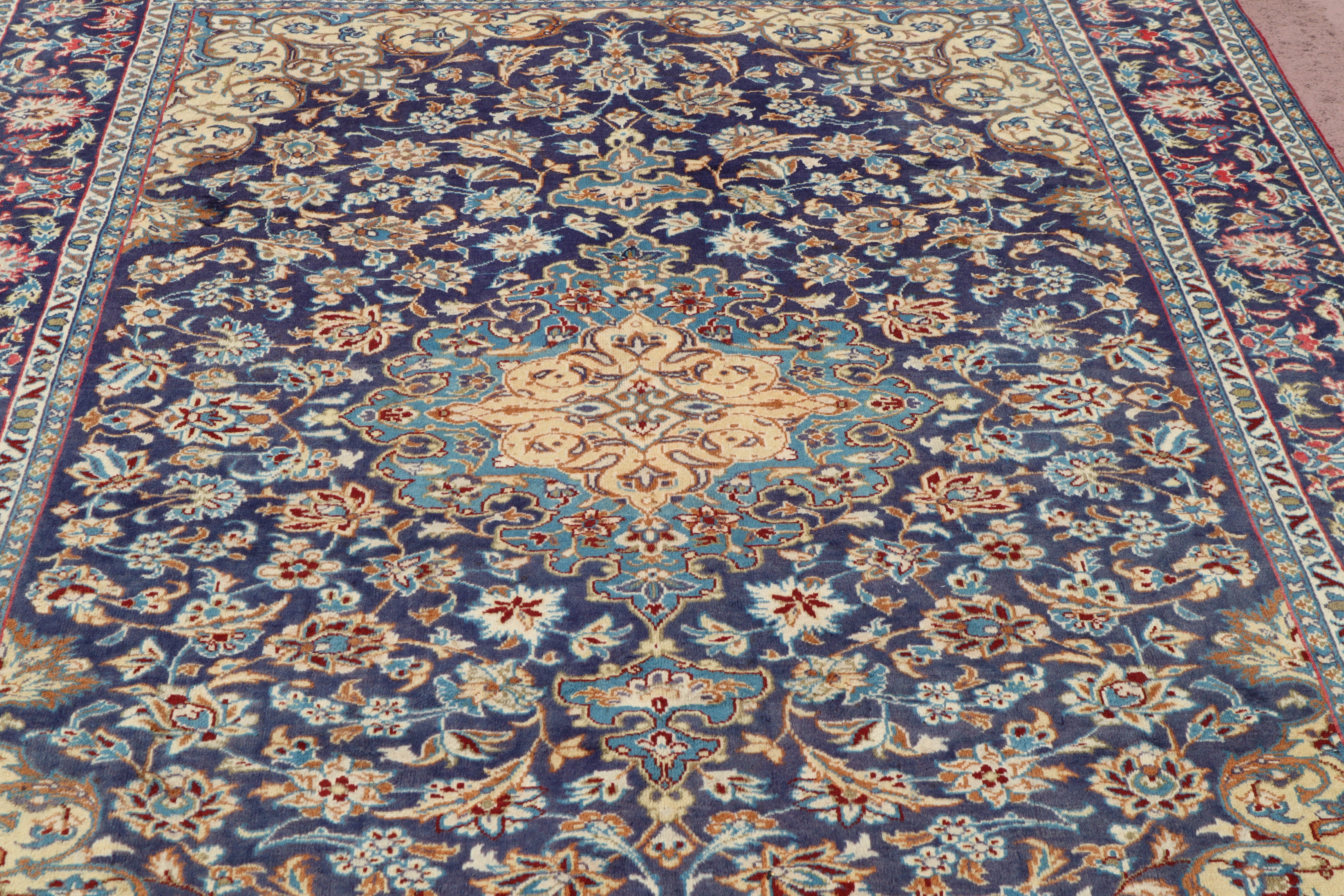 Tabriz Rug, Persian Rug, Knotted Rug, Colorful Area Rug