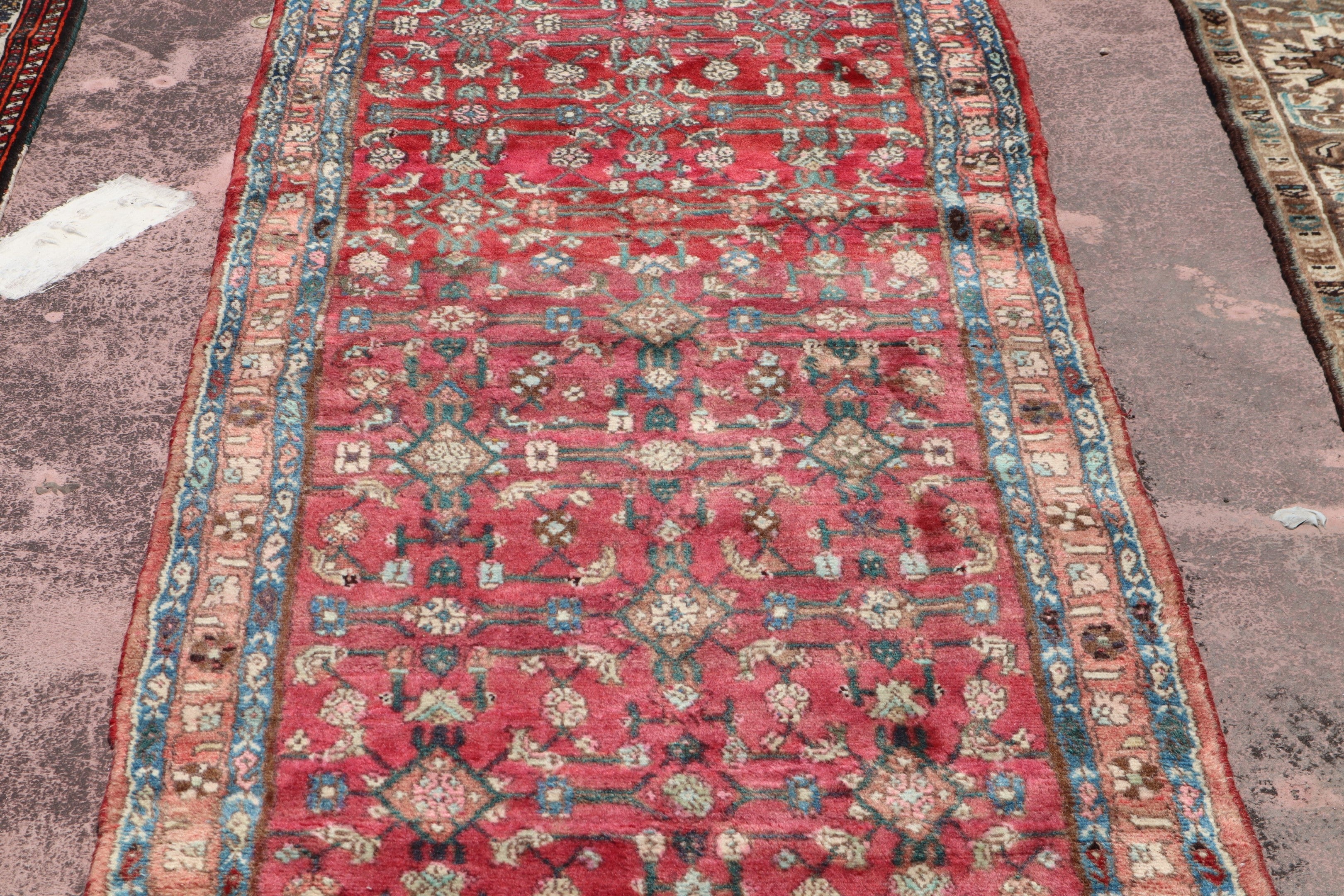 Persian Runner, Traditional Runner, Hand Knotted Wool Runner