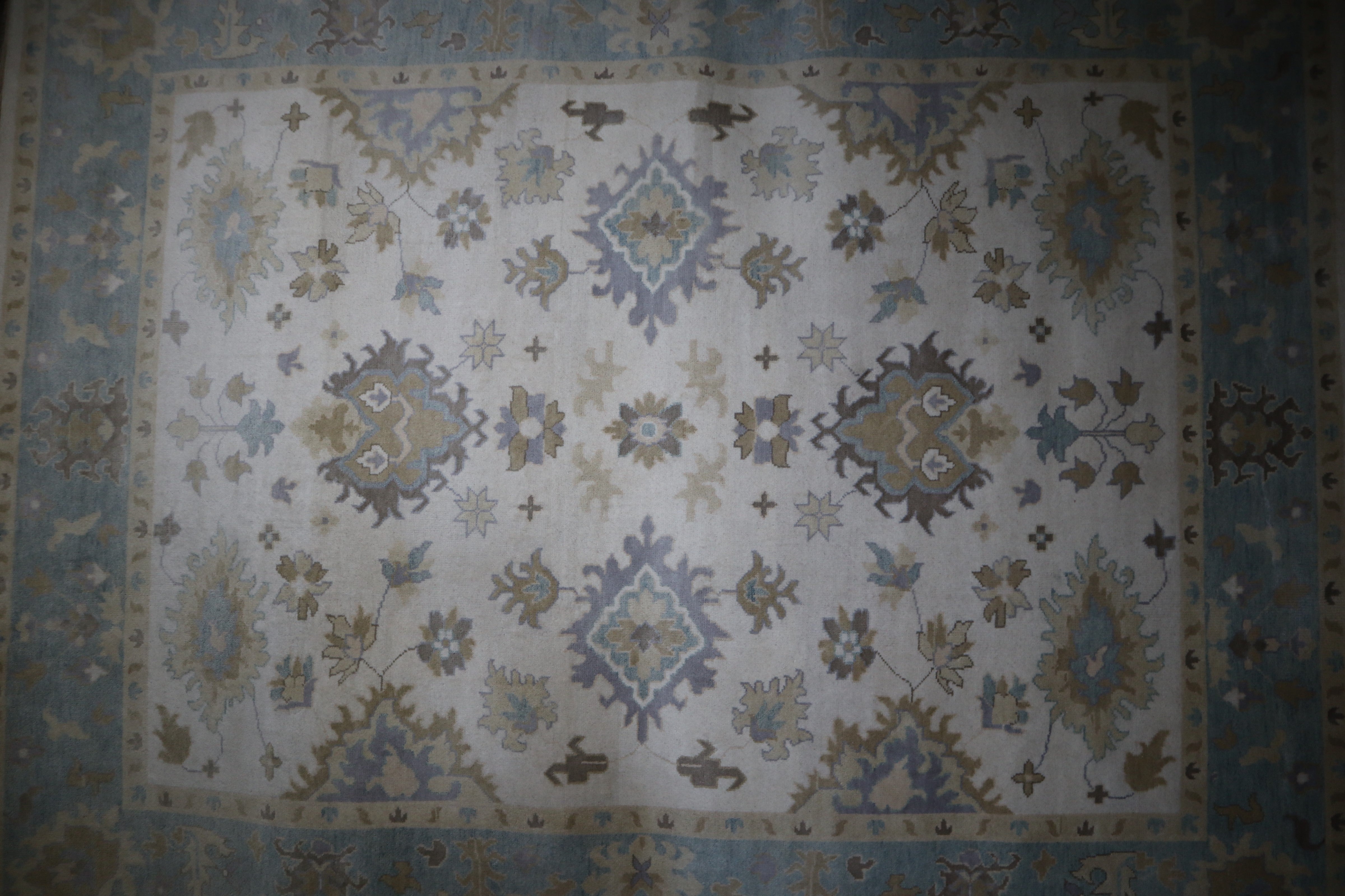 Oushak Rug, Persian Rug, Oriental Rug, 9x12 Area Rug