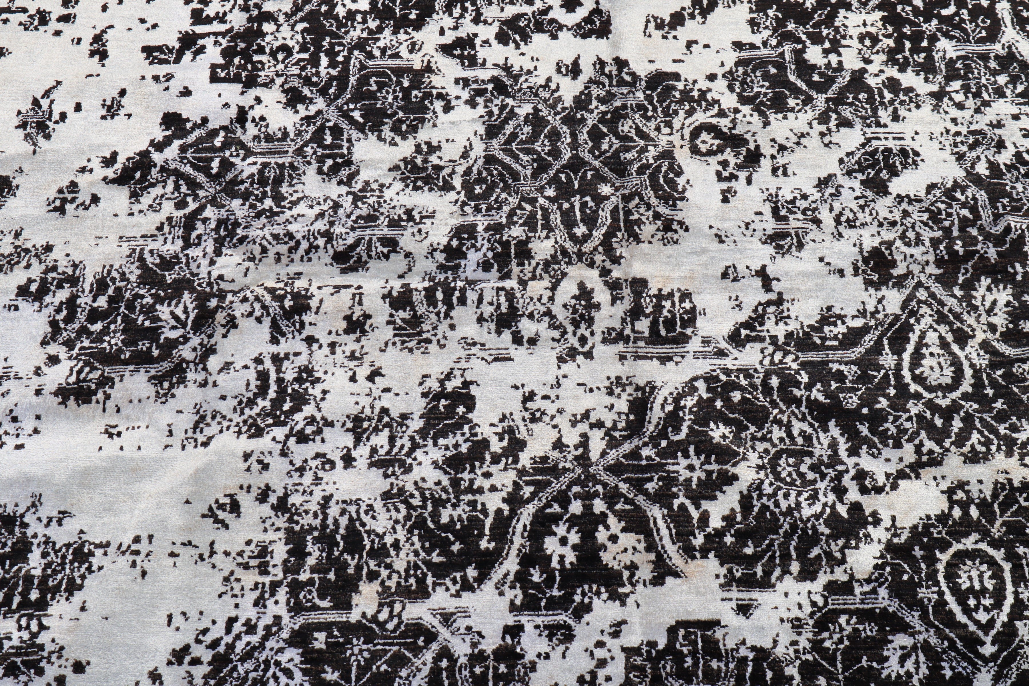 Contemporary Rug, 8x10 Afghan Rug, Natural Multi, Wool Rugs