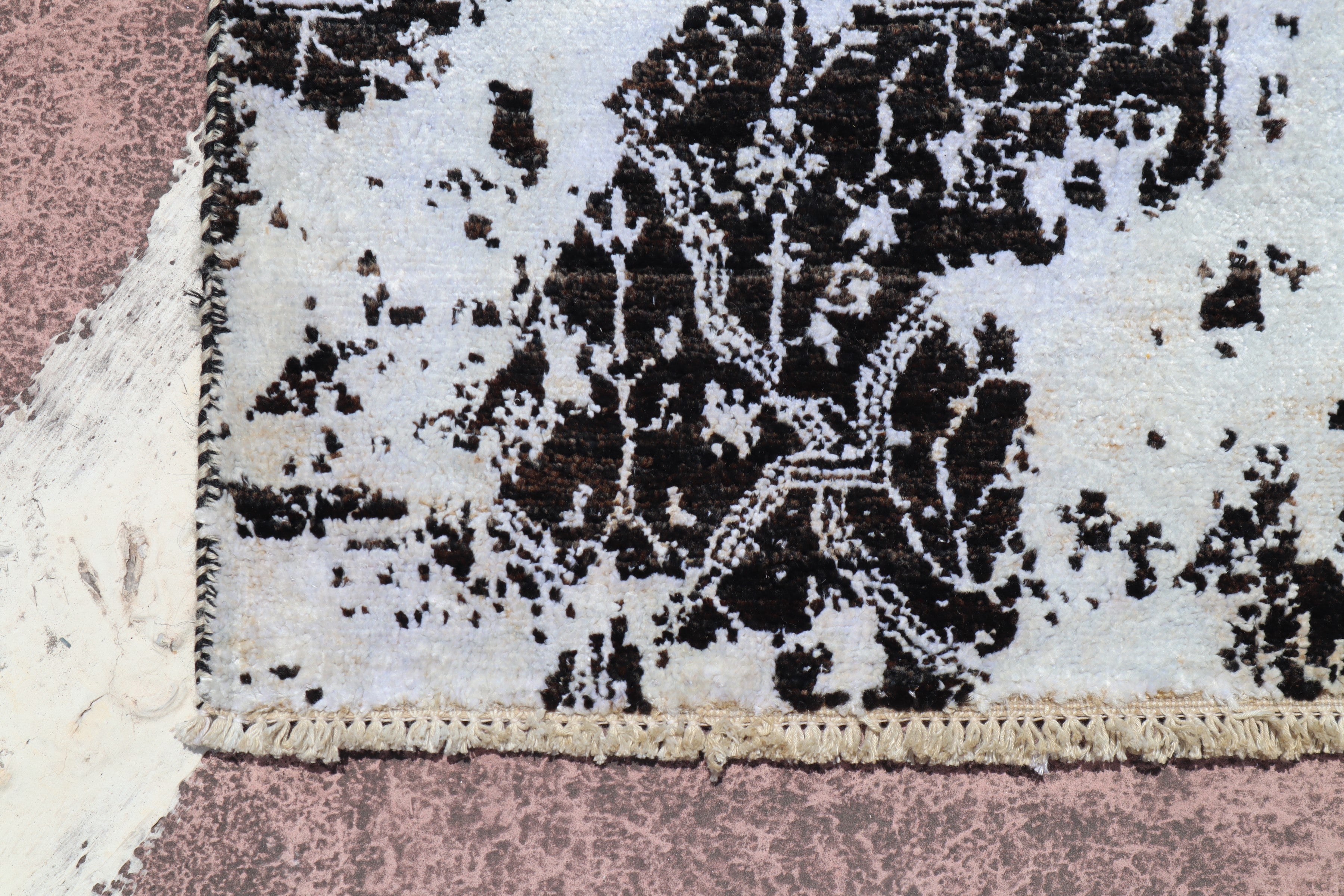 Contemporary Rug, 8x10 Afghan Rug, Natural Multi, Wool Rugs