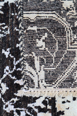 Contemporary Rug, 8x10 Afghan Rug, Natural Multi, Wool Rugs