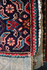 Mahalat Rug, Geometric Rug, Hand Knotted Rug