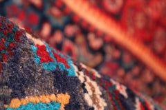 Mahalat Rug, Geometric Rug, Hand Knotted Rug