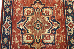 Serapi Rug, Hand Knotted Runners, 3x10 Runner, Non Slip Runner Rug, Outdoor Carpet Runner