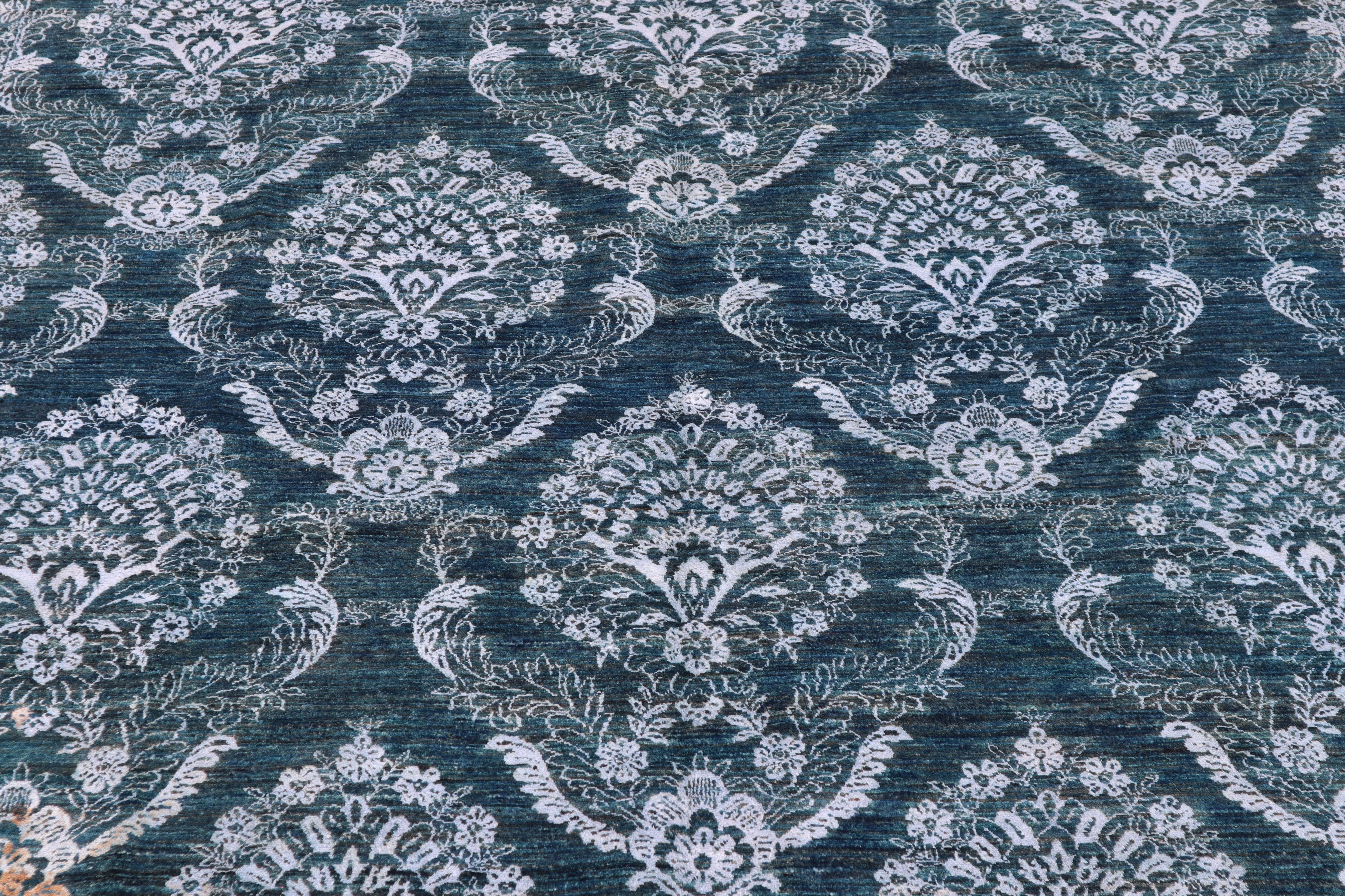 Colorful Area Rug, Hand Knotted Rug, Contemporary Rug