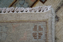 Antique Oushak Rug, Geometric Rug, Hand Knotted Indian Rug