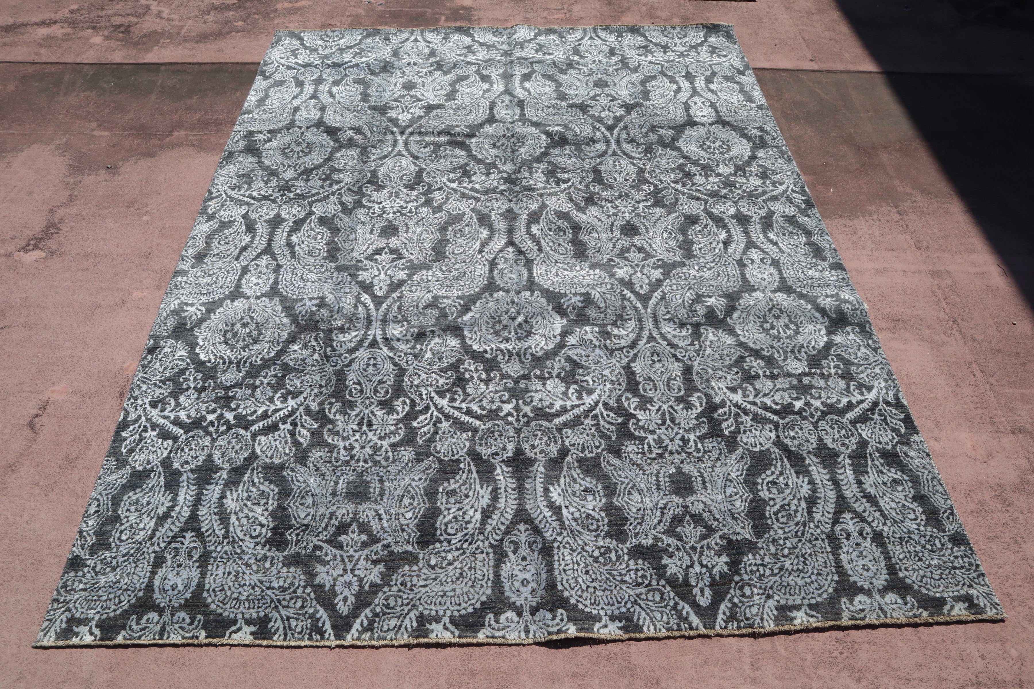 Contemporary Hand Knotted Rug, Afghanistan Wool Rug