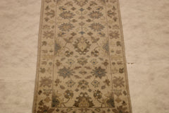 2'6" x 11'9" Oushak Hand Knotted Runner