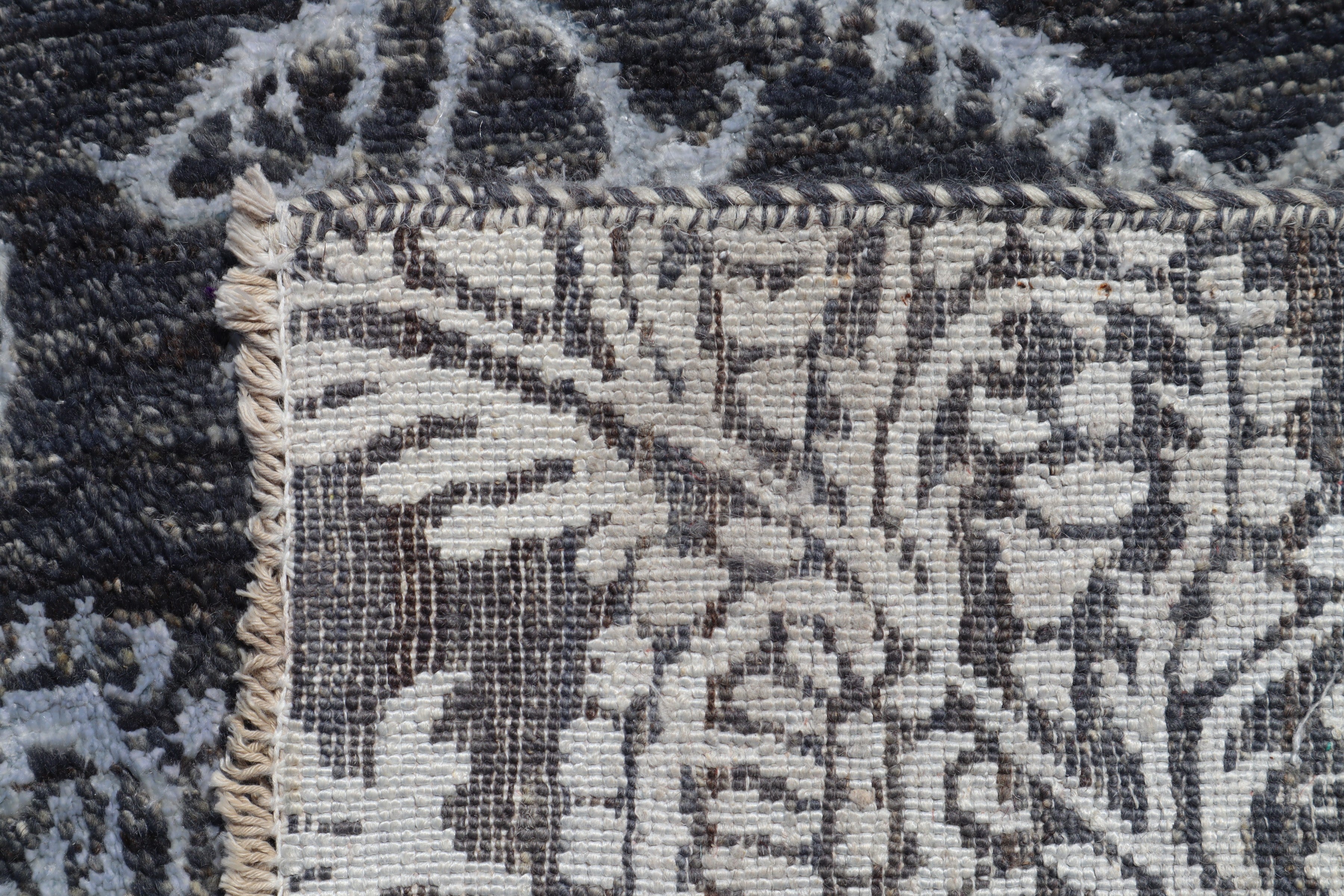 Contemporary Hand Knotted Rug, Afghanistan Wool Rug