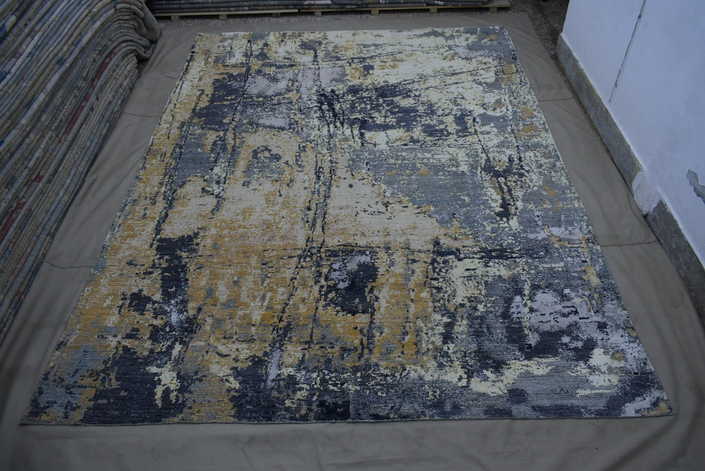 Contemporary Rug, Multi Colored Area Rug, Wool Rug