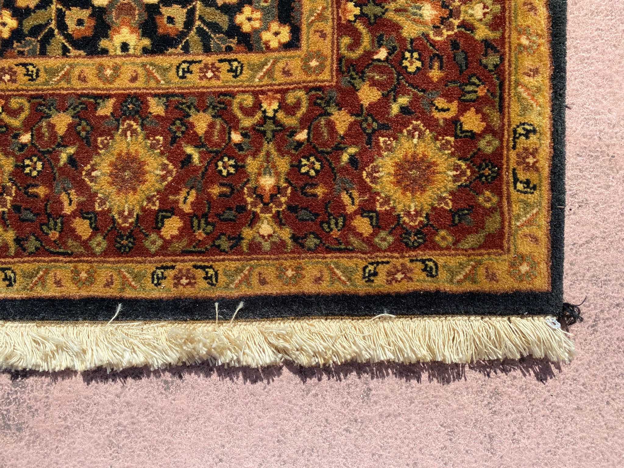 Sarook Rug, Hand Knotted Wool Runner, 3x16 Runner