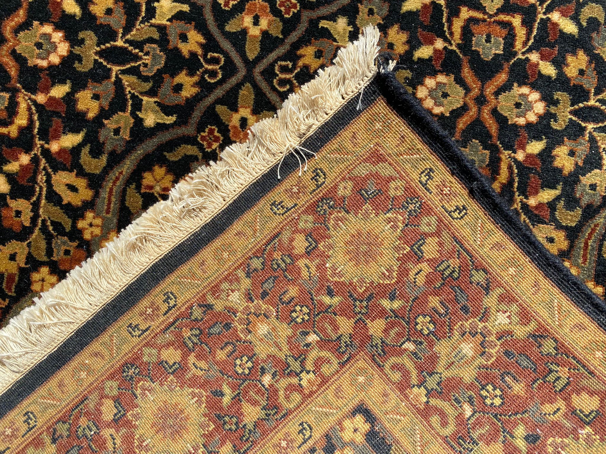 Sarook Rug, Hand Knotted Wool Runner, 3x16 Runner