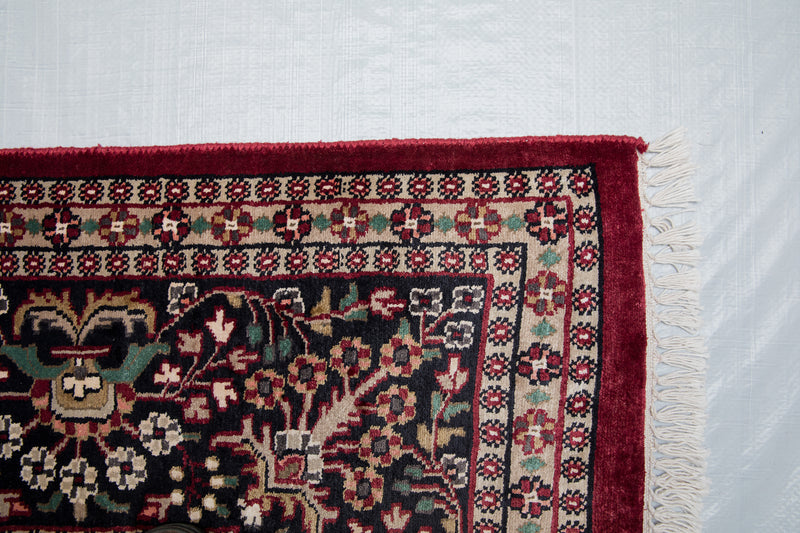 Red Persian Rug, Jammu Kashmir Rug