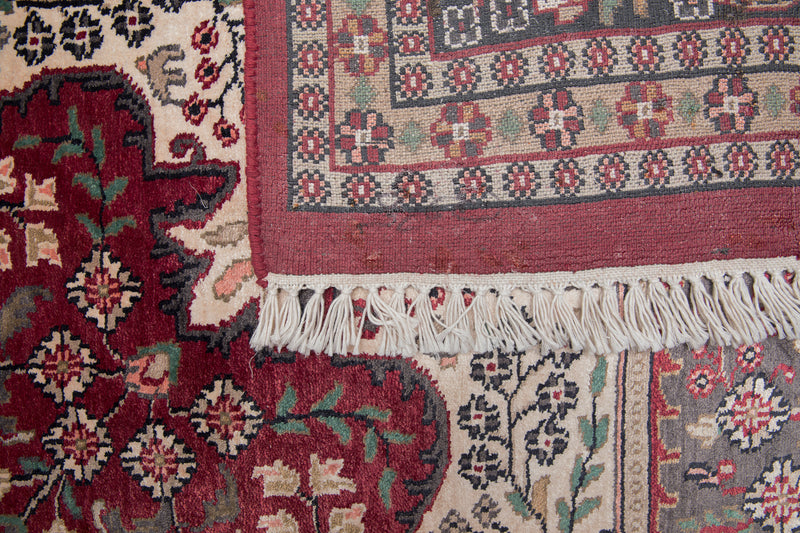 Red Persian Rug, Jammu Kashmir Rug