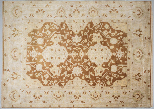 Oushak Rug, Traditional Area Rug, Hand Knotted 