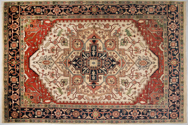 Serapi Rug, 9x12 Area Rug, Persian Design Rug