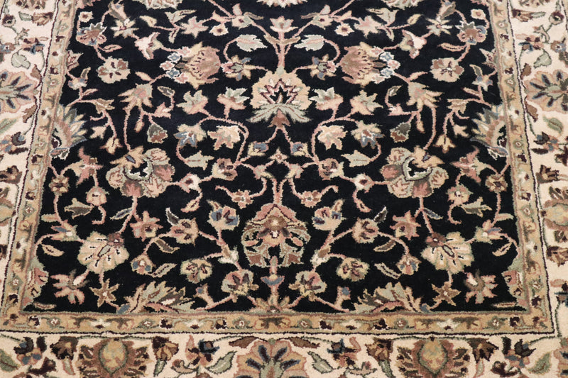 Black Oriental Rug - Hand Tufted Wool Rug