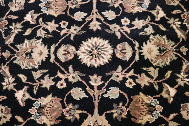 Black Oriental Rug - Hand Tufted Wool Rug