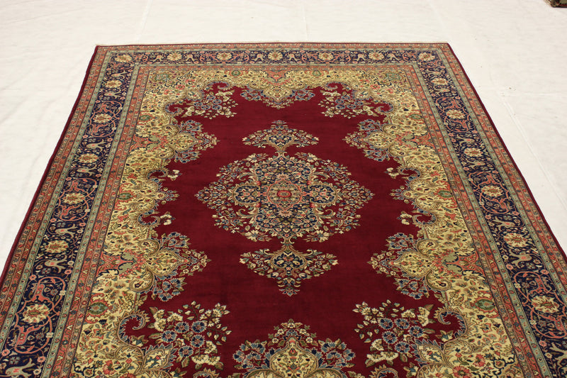 Red Persian Rug, Semi Antique Rug