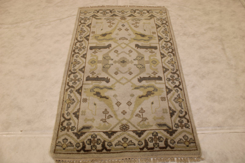 3x5 Oushak Rug, Wool Oriental Rug