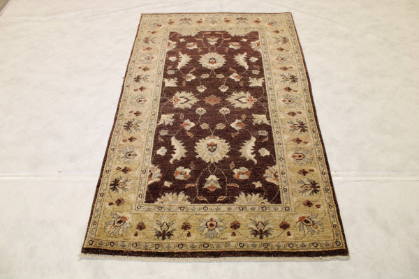 3x5 Afghan Rug, Oushak Design Rug