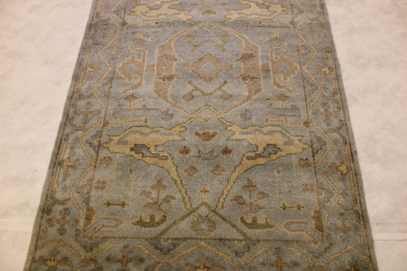 Oushak Wool Rug, 3x5 Indian Rug