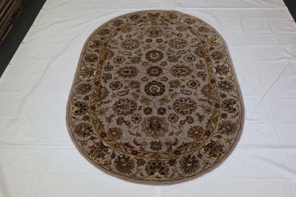 Indo Nepal Rug, Beige Rug, Oriental Rug, Indian Rug