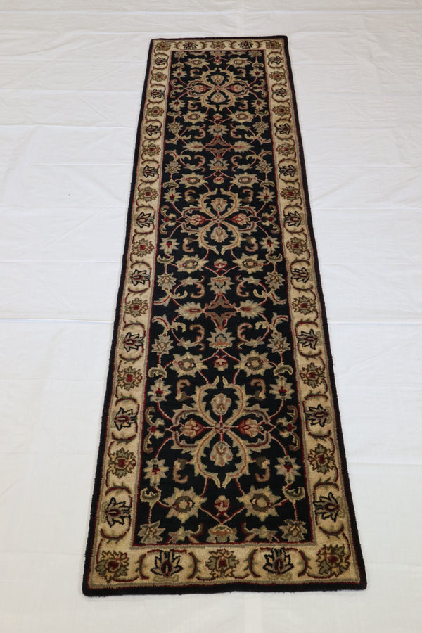 Hand Tufted Runner, Indian Wool Rug