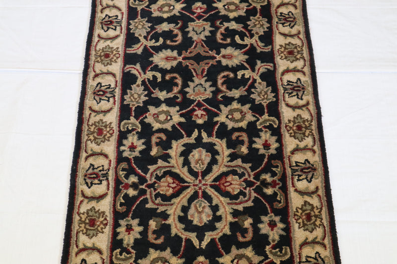 Hand Tufted Runner, Indian Wool Rug