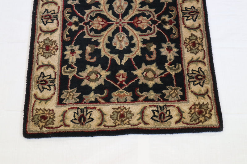 Hand Tufted Runner, Indian Wool Rug