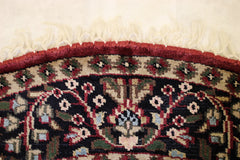 Persian Round Rug, Indian Round Rug, 4x4 Rug