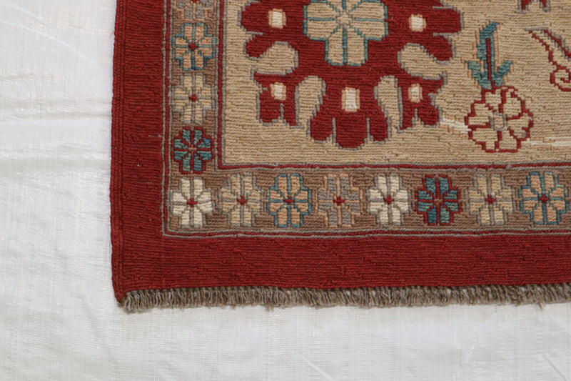 Hand Knotted Pakistani Rug, Sumak Rug