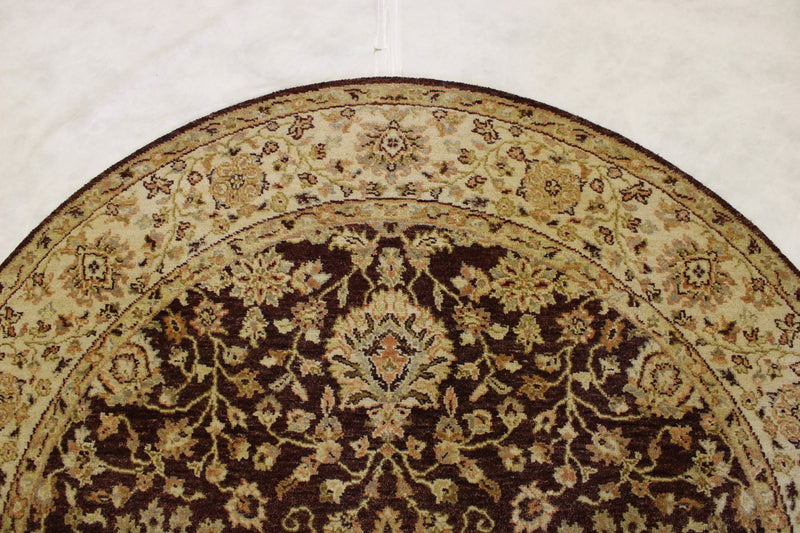 Oushak Round Rug, Traditional Round Rug