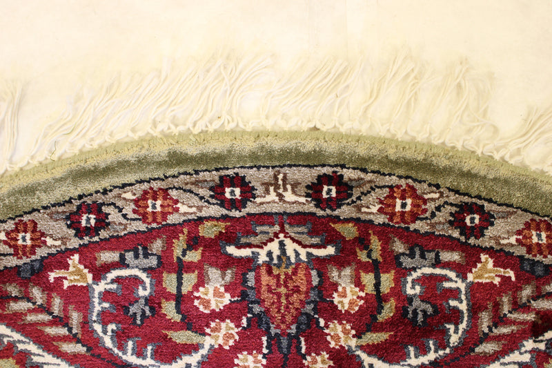 Persian Round Rug, Jammu Kashmir Rug, Indian Rug