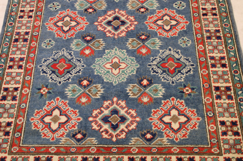 Afghan Tribal Rug, 3x5 Kazak Rug